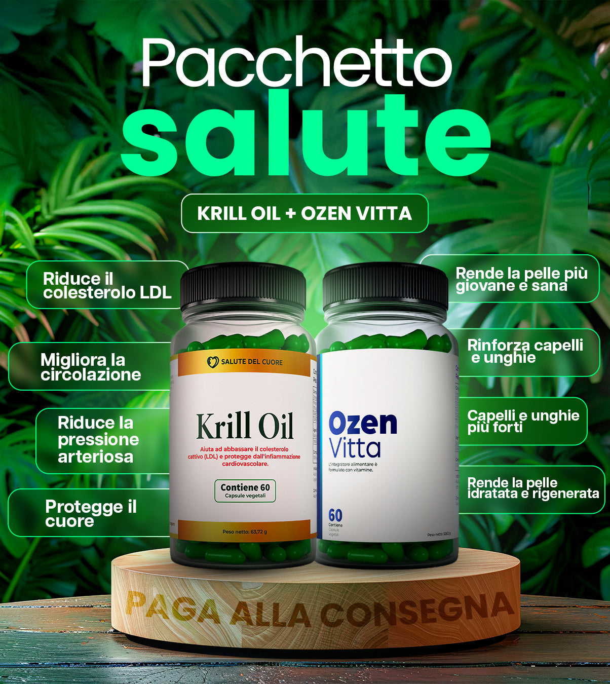 PACHETTO SALUTE - KRILL OIL + OZENVITTA