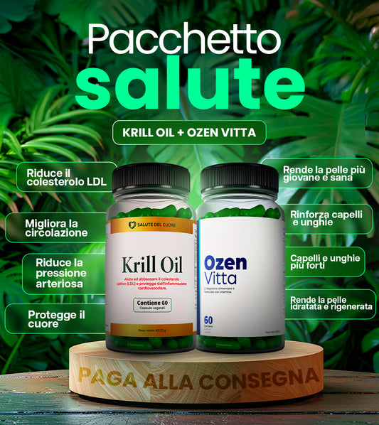 PACHETTO SALUTE - KRILL OIL + OZENVITTA