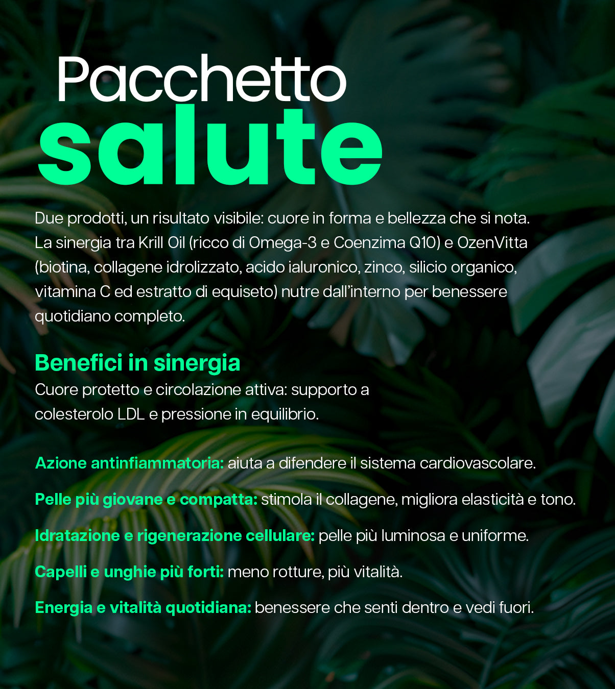 PACHETTO SALUTE - KRILL OIL + OZENVITTA